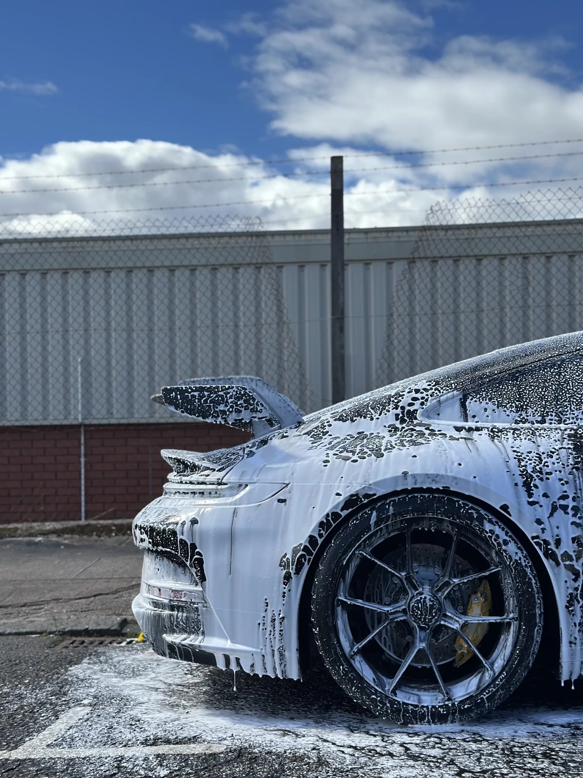 Snow foam wash